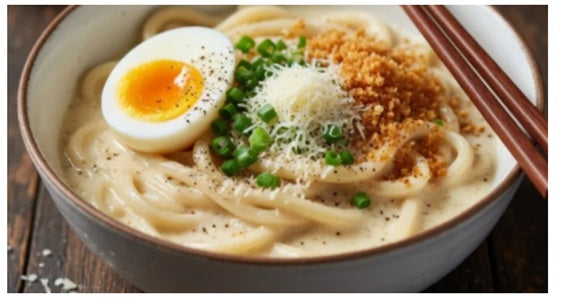 Creamy Garlic Parmesan Udon