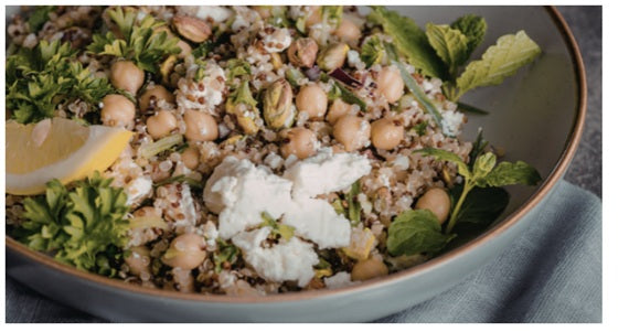 Lemon Herb Chickpea Salad