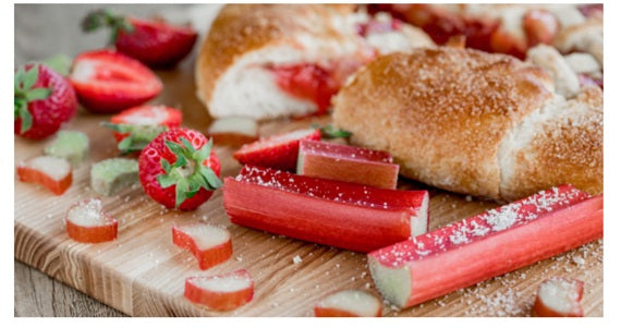 Rhubarb Custard Bars Recipe