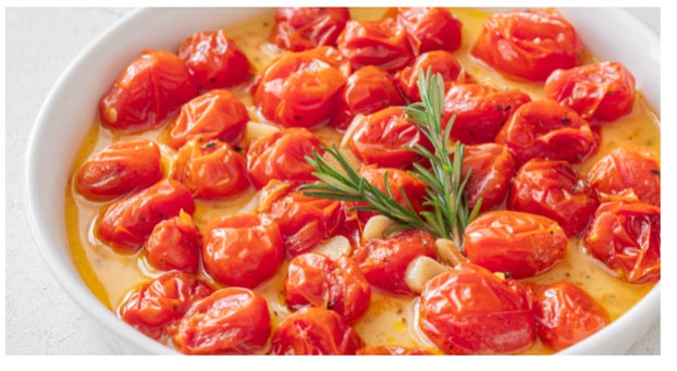 Homemade Roasted Garlic Cherry Tomatoes 🍅🧄