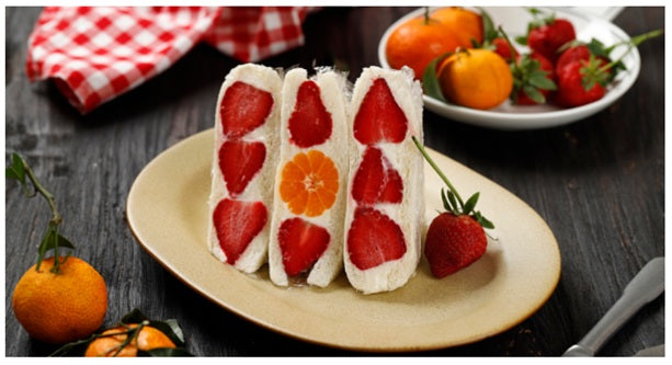 Japanese Strawberry Fruit Sando
