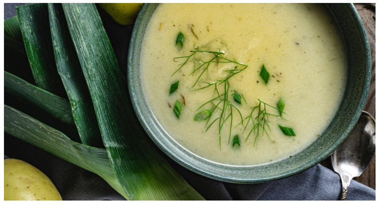 Homemade Leek and Potato Soup