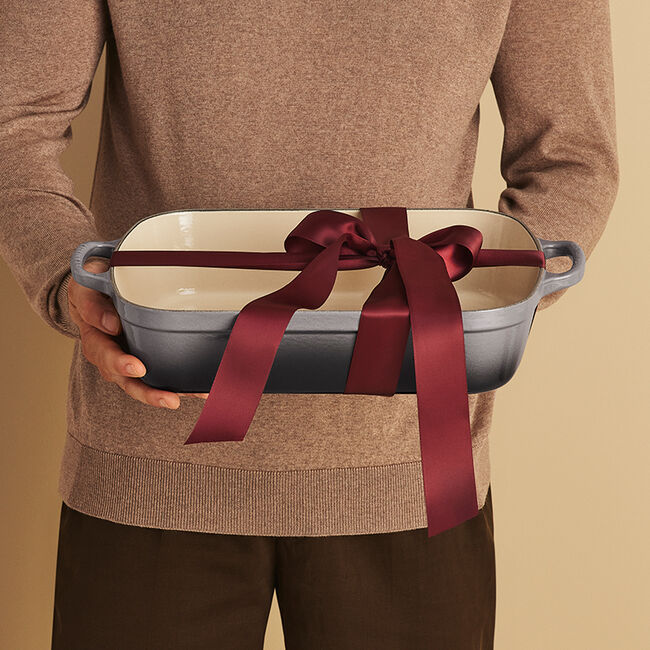 Le Creuset 4.9 Litre Rectangle Roaster, Sage