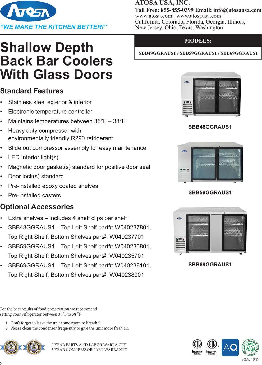 Spec Sheet