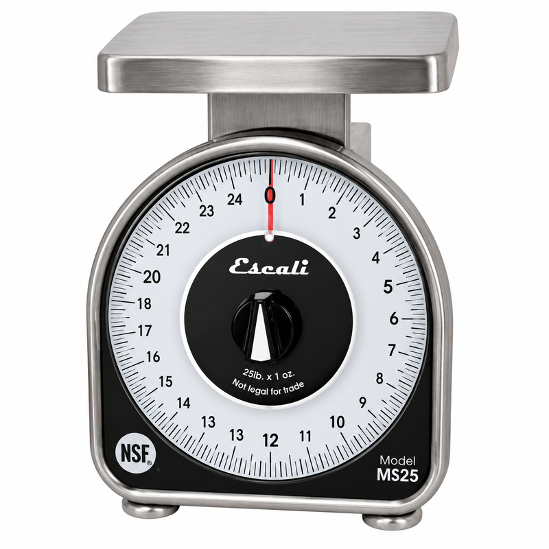 Escali 25 lb Dial Portion Control Scale, Stainless Steel
