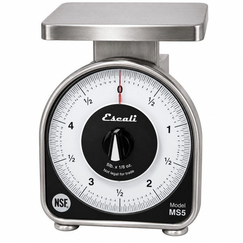 Escali 5 lb Dial Portion Control Scale, Stainless Steel