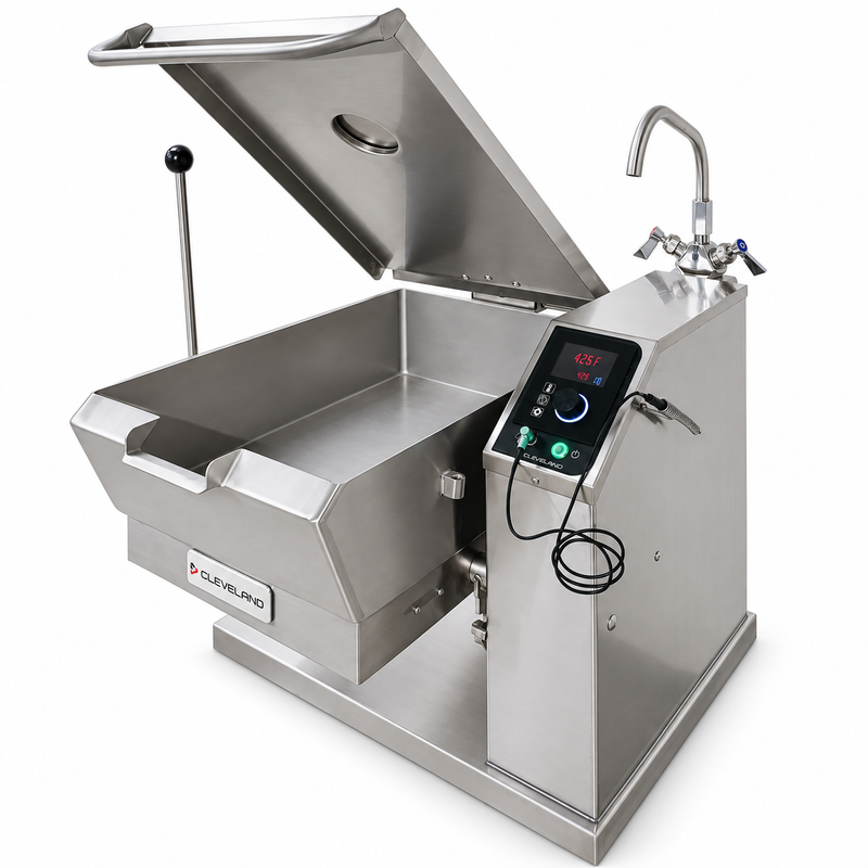 Cleveland Countertop 10 Gallon Tilt Skillet, Electric