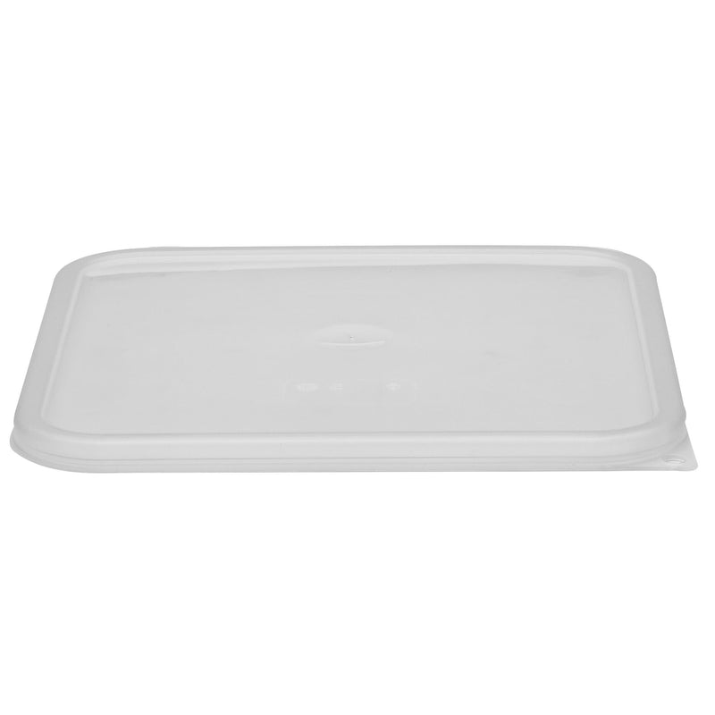 Cambro SFC12SCPP Square Food Storage Cover for 12, 18 & 22 Qt Containers, Clear
