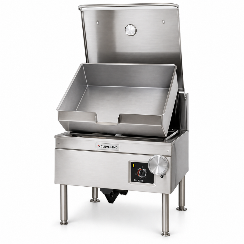 Cleveland PowerPan 30 Gallon Tilt Skillet, Natural Gas