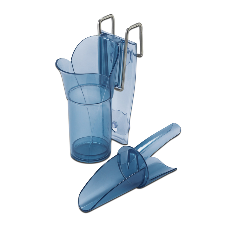San Jamar 10 Oz Ice Scoop with Knuckle Guard
