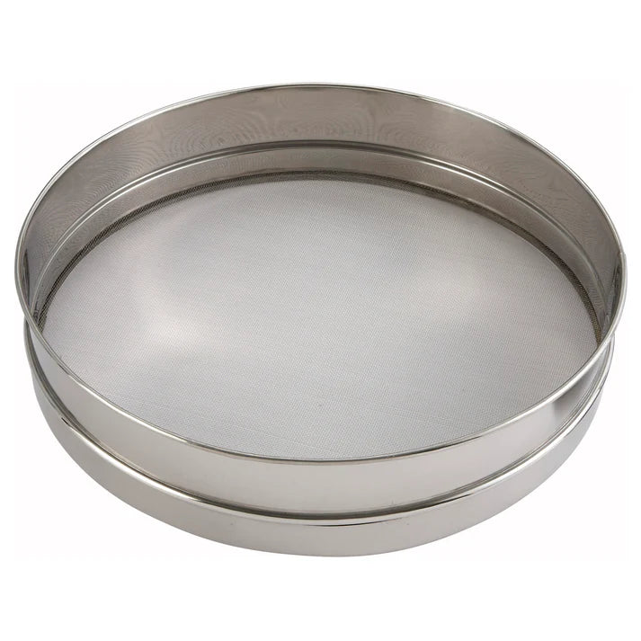 Winco 14" Sieve with Stainless Steel Rim & Mesh