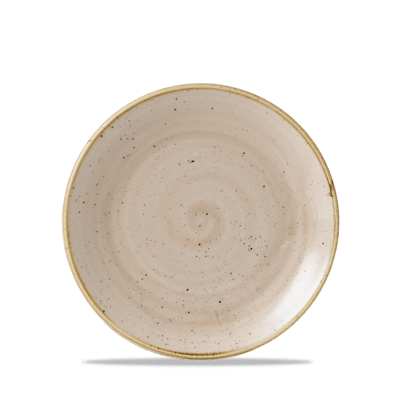 Churchill Stonecast Nutmeg Coupe Plate, 6 1/2"