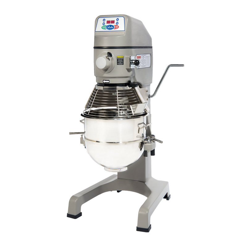 Globe 30 QT Planetary Pizza Floor Mixer With Guard 220V, 1.5 HP