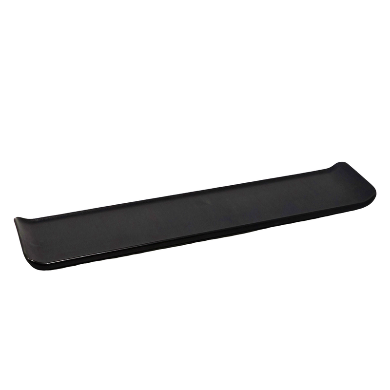 Nella 18.5" x 3.75" Sushi Plate, Black, 6 /Case