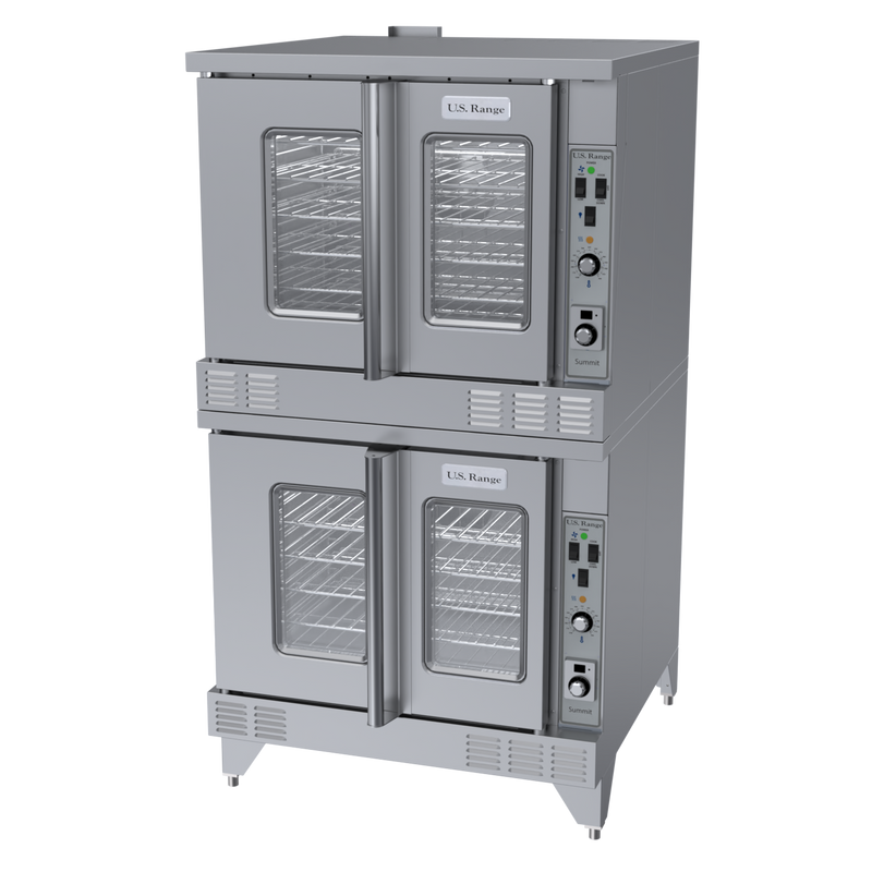 Garland SUMG-200 Summit Series Full Size Double Deck Convection Oven, Natural Gas 106,000 BTU