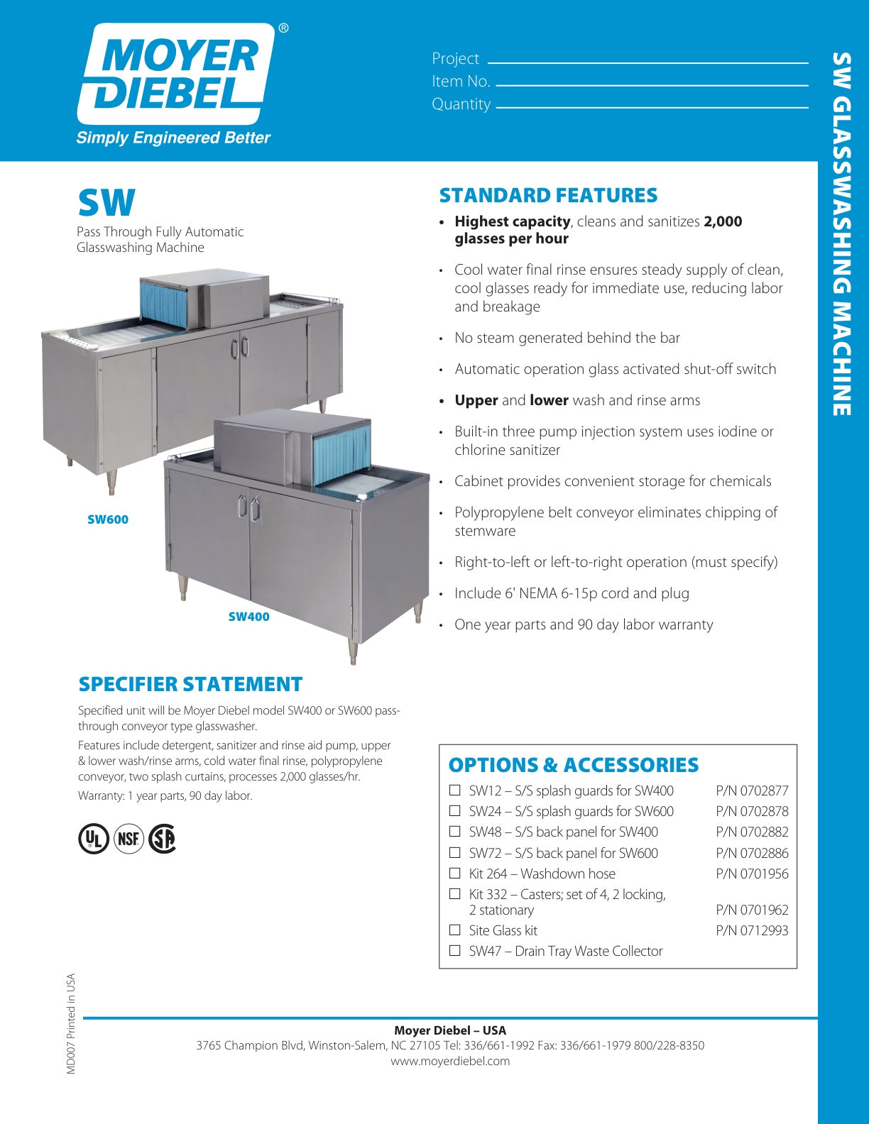 Spec Sheet