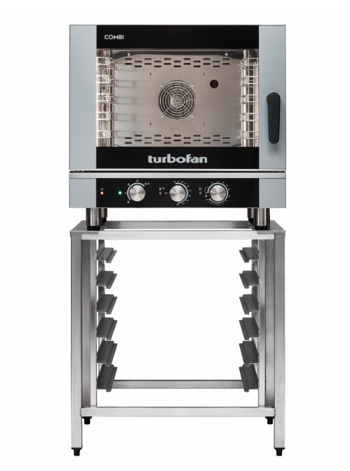 Turbofan EC40M5T Manual 5 Pan Unit Combi Oven, 240 Volt