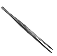 Final Touch  Cocktail Garnish Tweezers - Black Chrome