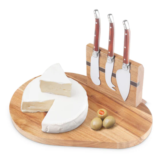 Final Touch 5 Piece Magnetic Cheese Board Set