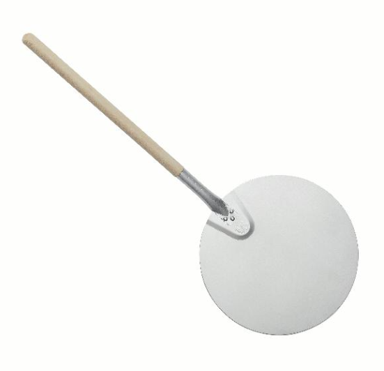 American Metalcraft 13.5" Round Aluminum Pizza Peel, 35" Overall length