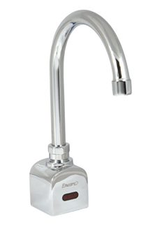 Component Encore Electronic Deck Mount Faucet, 6-1/2" Gooseneck Spout, 1.5 GPM