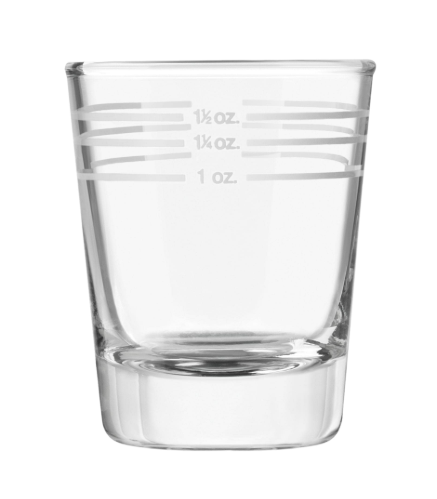 Libbey 2 Oz Whiskey Glass with 3 Pour Lines 12 /Case