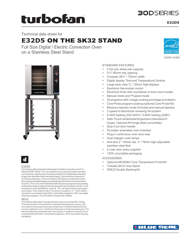 Spec Sheet