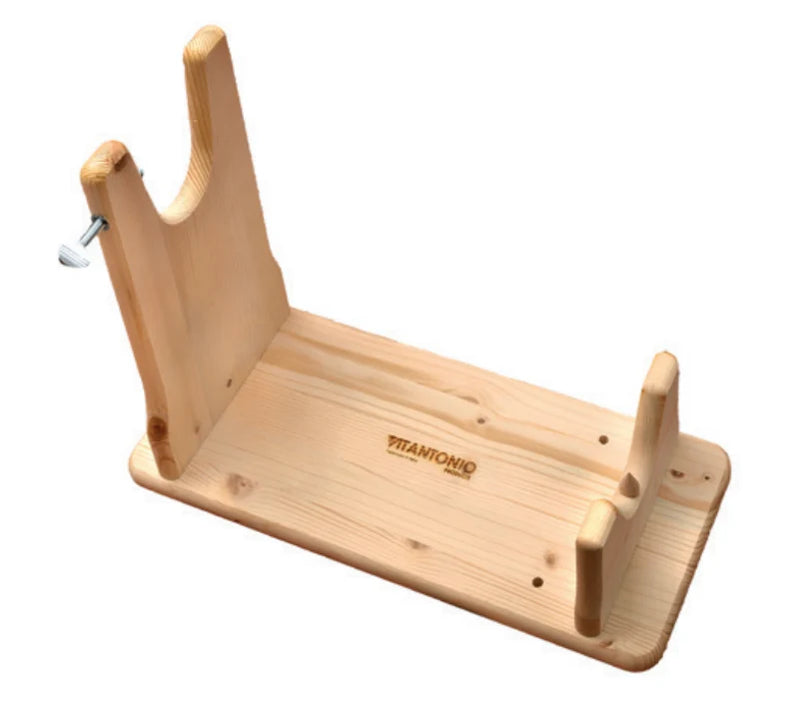 Vitantonio Beech Wood Prosciutto Holder
