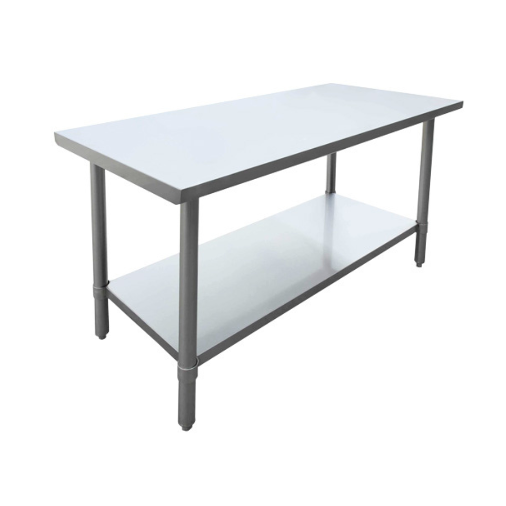 Nella 24" x 48" All Stainless Steel Worktable