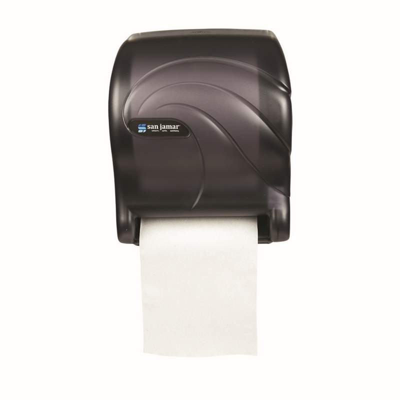San Jamar Oceans Essence Hands Free Paper Towel Dispenser, Black Pearl
