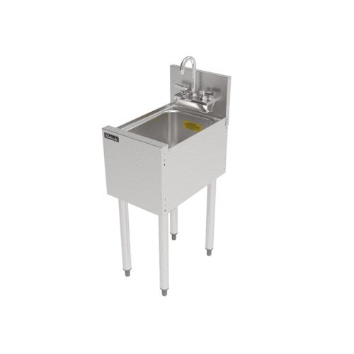Perlick 12" Dump Sink with 16 oz Pump Soap Dispenser