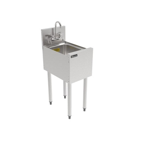 Perlick 12" Dump Sink with 16 oz Pump Soap Dispenser