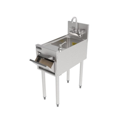 Perlick 12" Hand Sink with 16 oz Pump Soap Dispenser