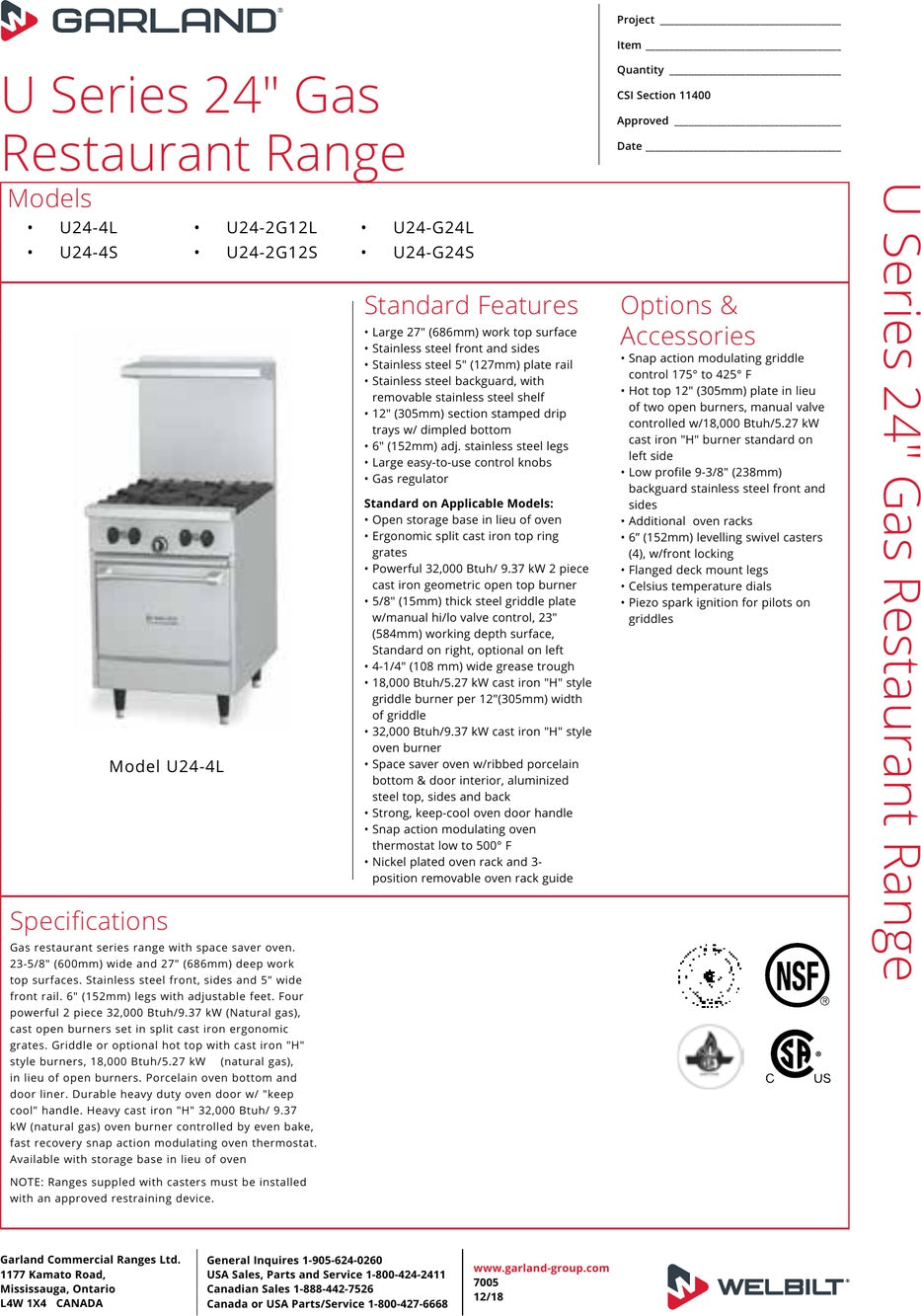 Spec Sheet