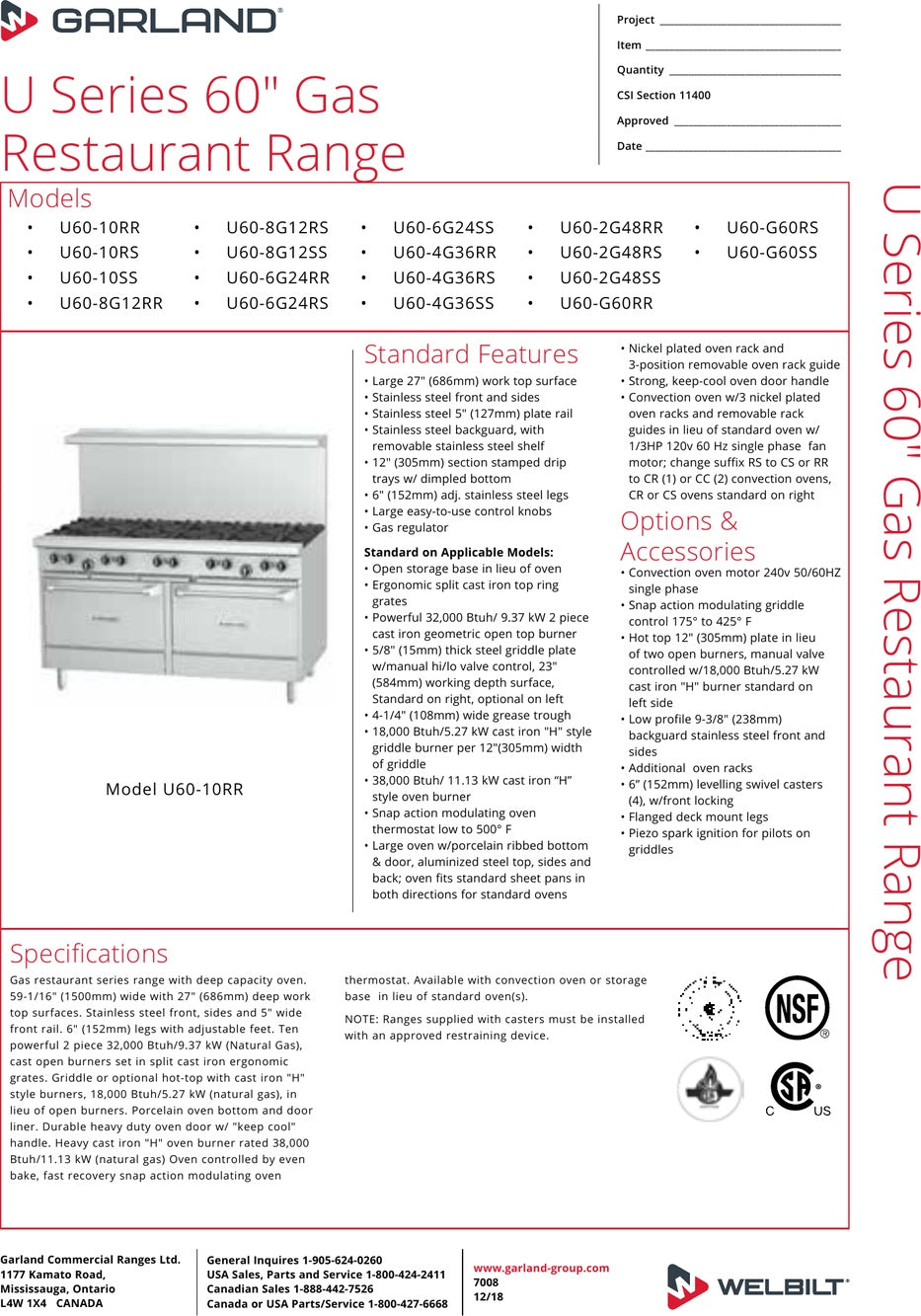 Spec Sheet