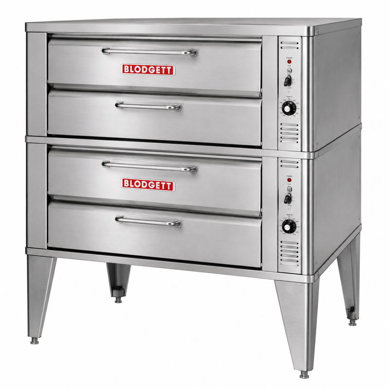 Blodgett 60" Double Deck Pizza Oven with Draft Diverter, Natural Gas 74,000 BTU