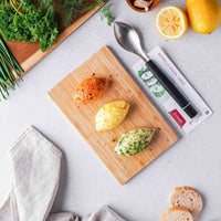 Ventures Triangle Green Grip Large Quenelle Spoon