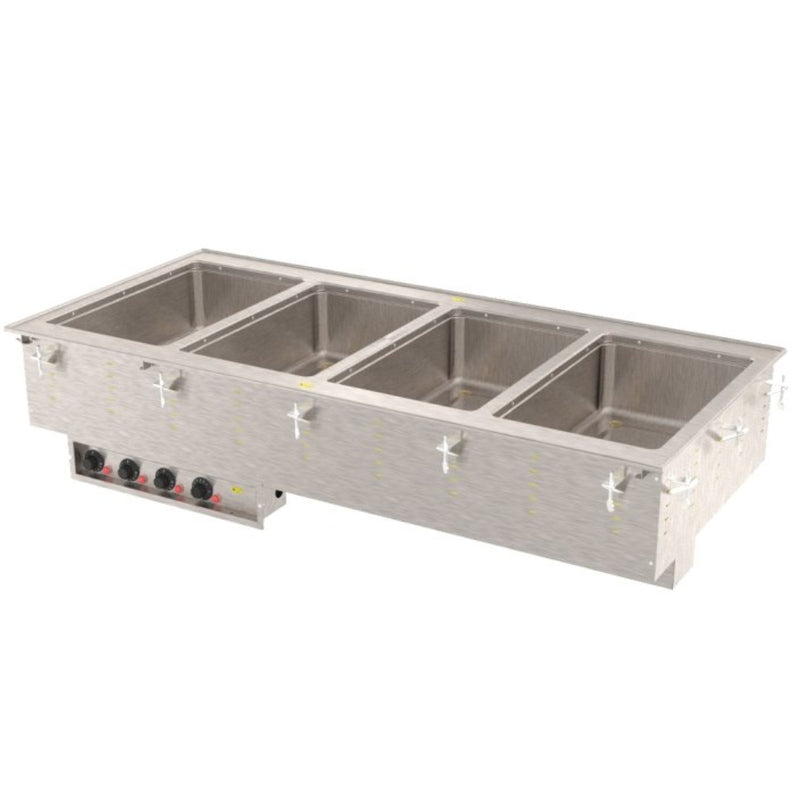 Vollrath 54" 4 Pan Drop-In Hot Food Well with Manifold Drain, Auto Fill