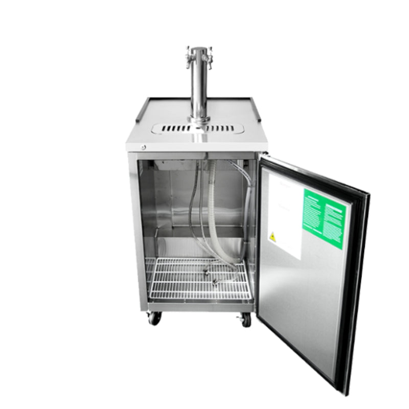 Atosa 23" Draft Beer Refrigerator with Dual Tap Tower