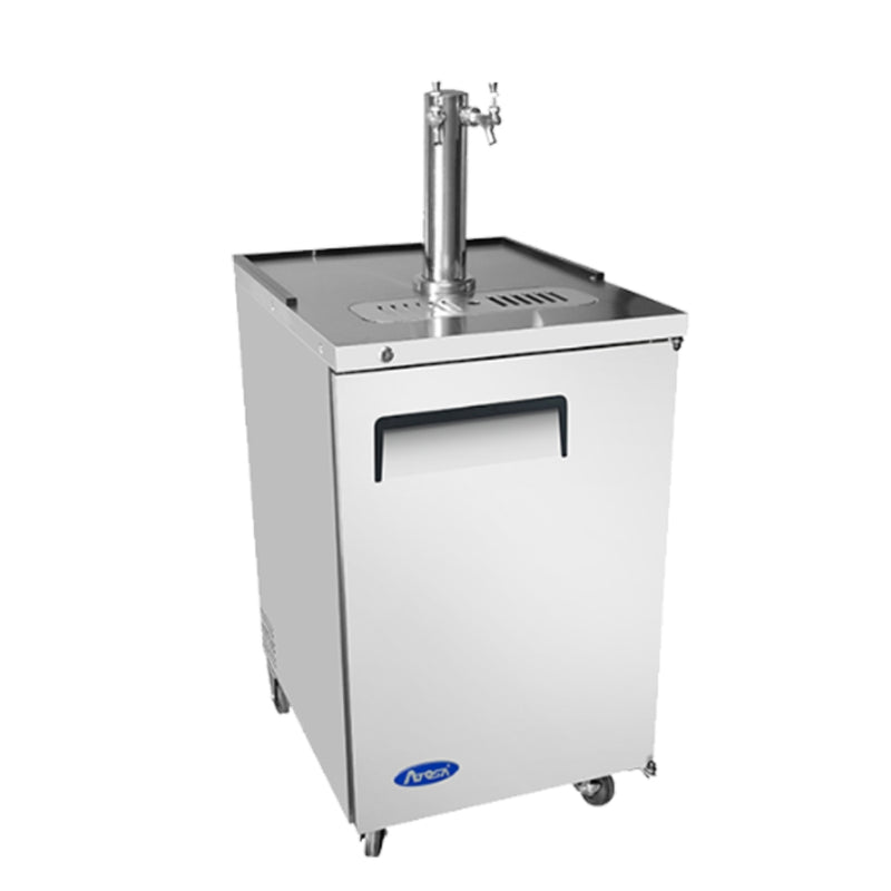 Atosa 23" Draft Beer Refrigerator with Dual Tap Tower