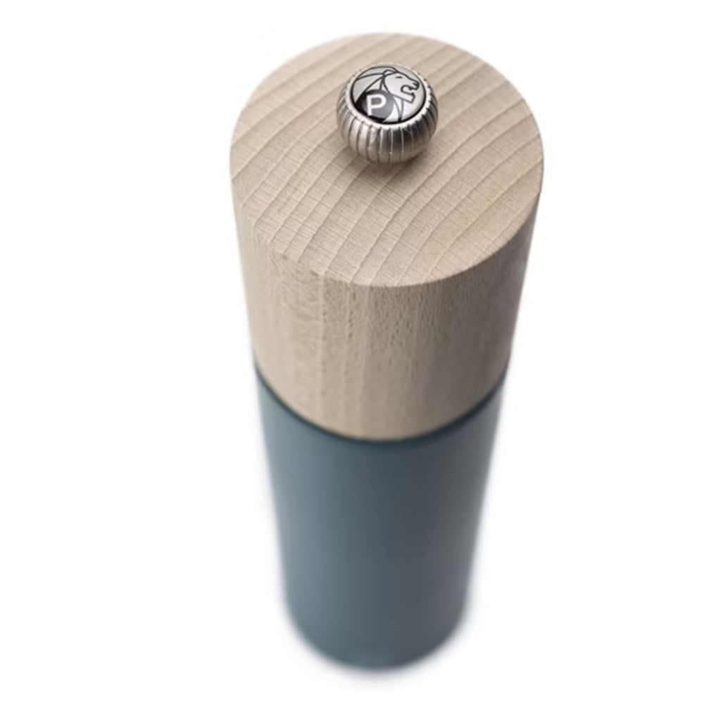 Peugeot Boreal 8.25" Beech Wood Pepper Mill, Celestial Blue