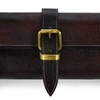 Boldric 8 Pocket Canvas Knife Roll, Brown