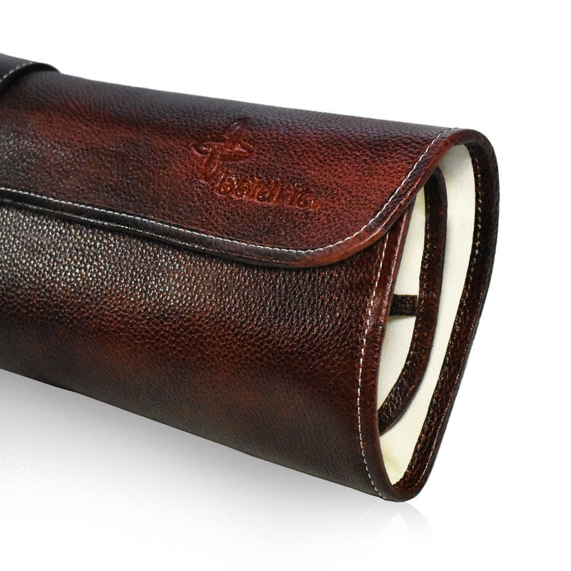 Boldric 8 Pocket Canvas Knife Roll, Brown