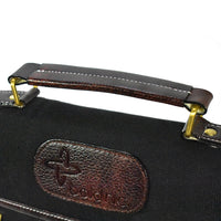 Boldric 9 Pocket Canvas Knife Bag, Black