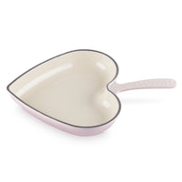 Le Creuset 12" Heart Skillet, Shell Pink