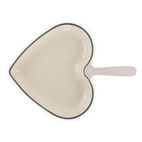 Le Creuset 12" Heart Skillet, Shell Pink