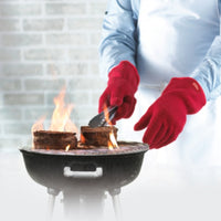 Trudeau Kitchen Hand Gloves, Red