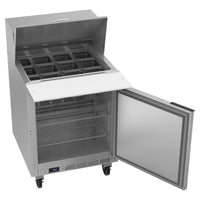 Beverage-Air 27" Sandwich / Salad 12 Pan Refrigerated Prep Table with 1 Door