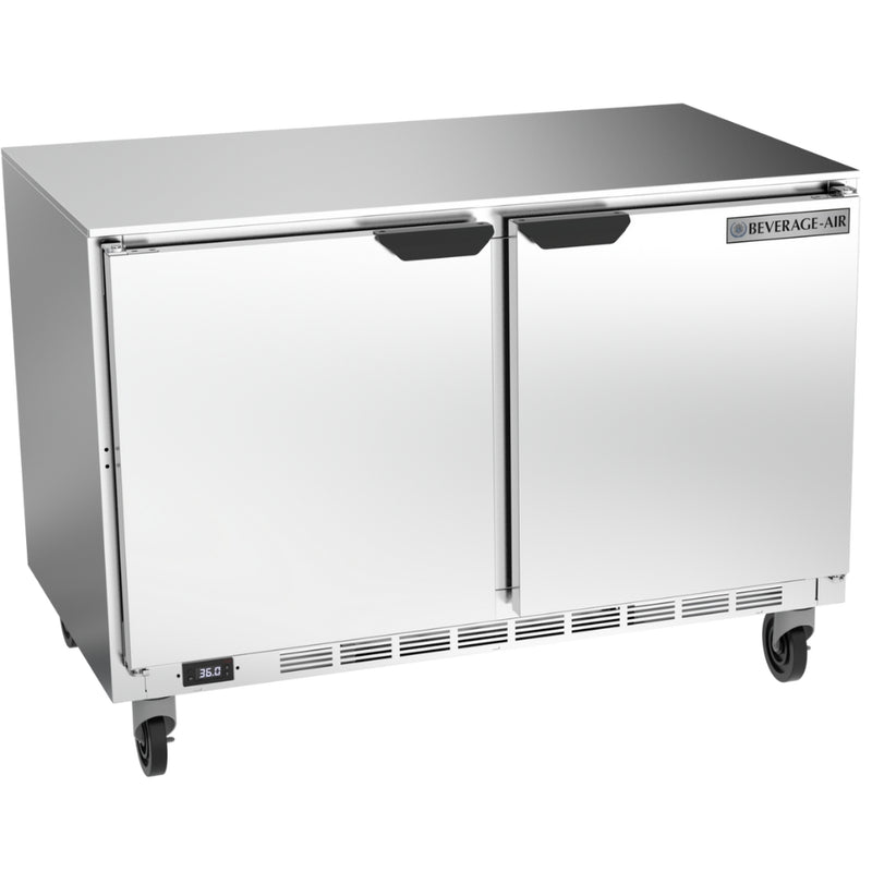 Beverage-Air 48" Undercounter Refrigerator with 2 Doors, ADA Compliant