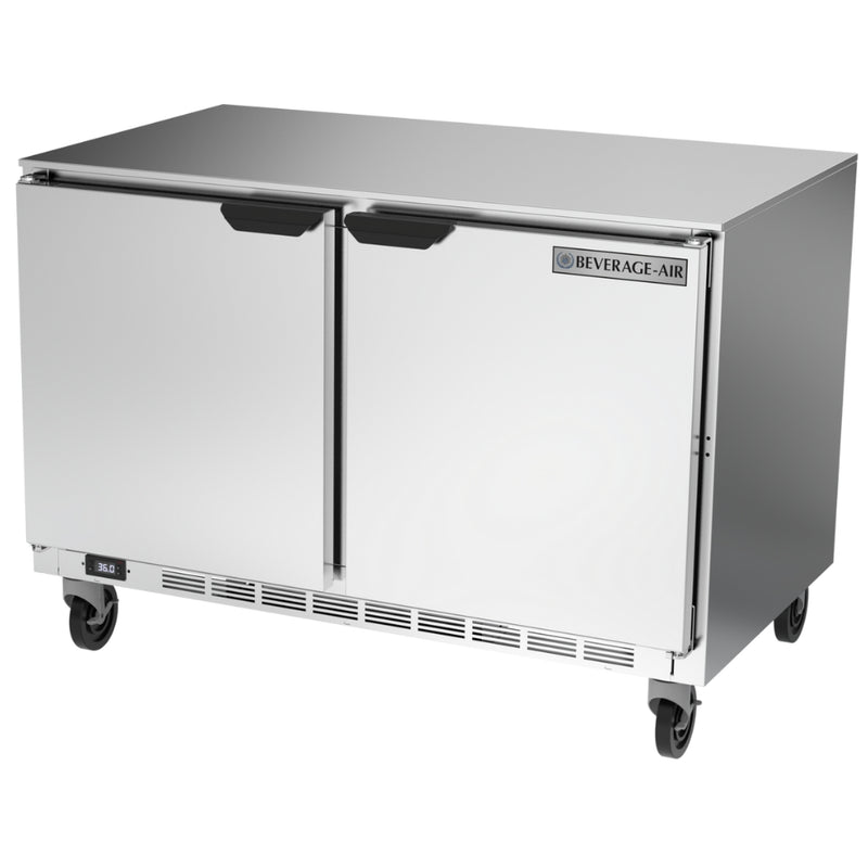 Beverage-Air 48" Undercounter Refrigerator with 2 Doors, ADA Compliant